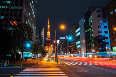 Tokyo, Japonya'da şehir hayatı ve trafik