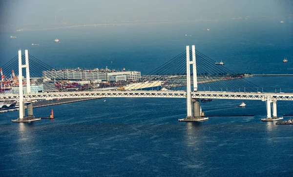 Ponte da Baía de Yokohama no Japão — Fotografia de Stock