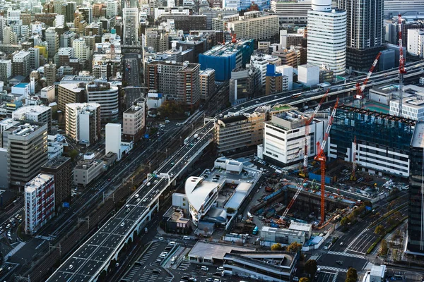 Verkehr und Stadt in Yokohama, Japan — Stockfoto