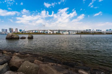 Tokyo, Japonya 'da gökkuşağı köprüsü