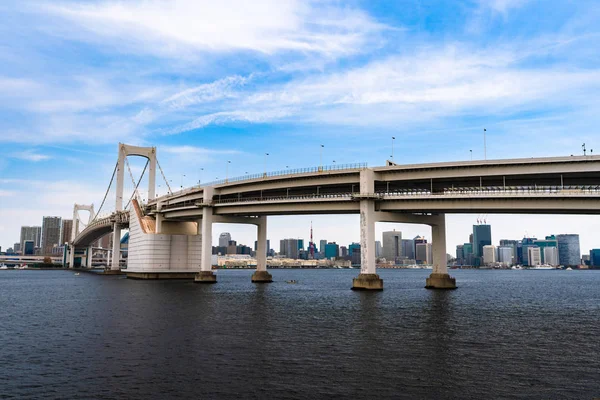 Regnbågsbron i Tokyo, Japan — Stockfoto