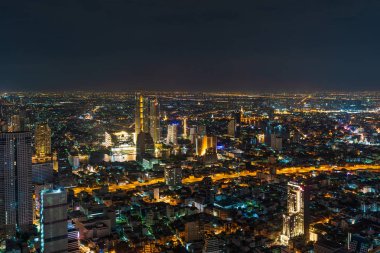 Bangkok şehri geceleyin, Tayland