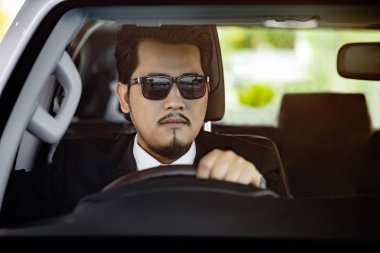 Araba kullanmak iş adamı