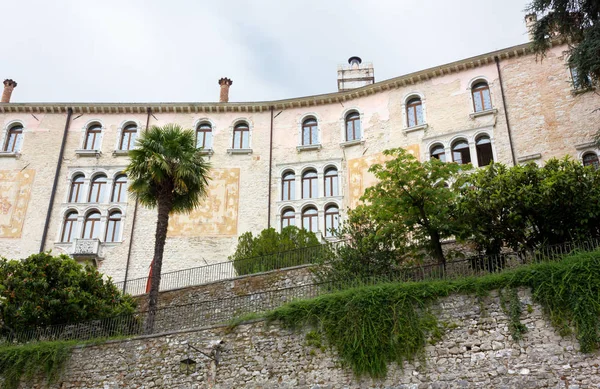 Cison Valmarino Italy July 2018 Facade Castelbrando Castle Prosecco Wine — Stock Photo, Image