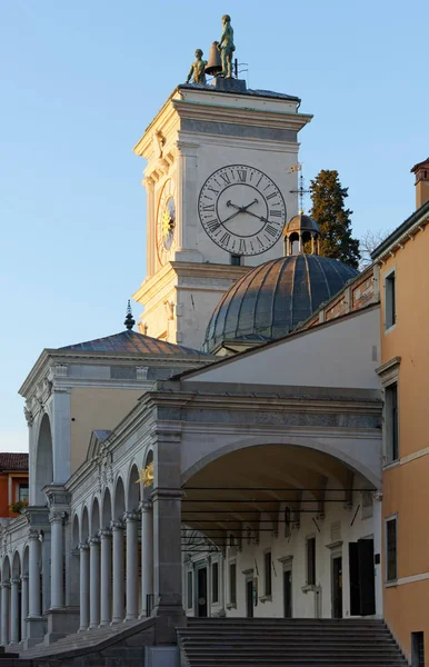 Loggia Saint James Och Clock Tower Sett Från Vittorio Veneto — Stockfoto