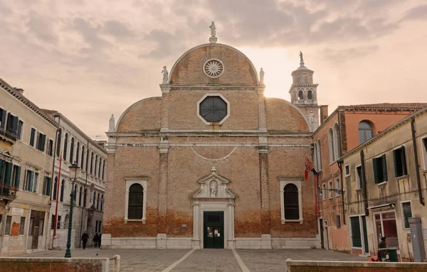 Venice Italy January 2019 Front View Church Santa Maria Dei — Stock Photo, Image