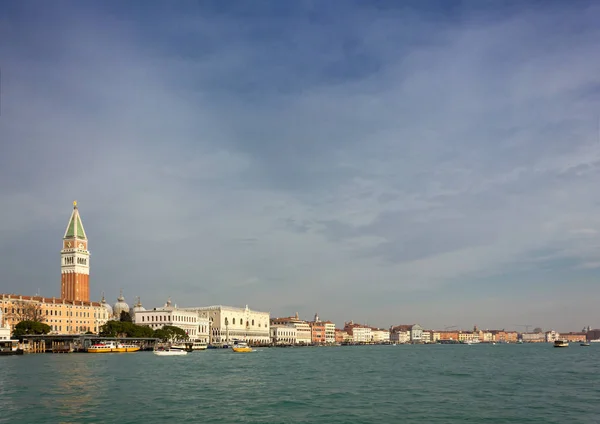 Skyline Von Venedig Italien Von Der Punta Della Dogana Aus — Stockfoto