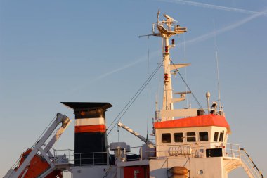 Gün batımı ışık Bunker tanker