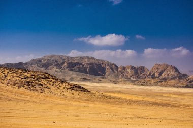 The beauty of the desert of Sinai in Egypt clipart