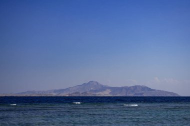 Güzel görünümü Kızıldeniz ve Tiran Adası