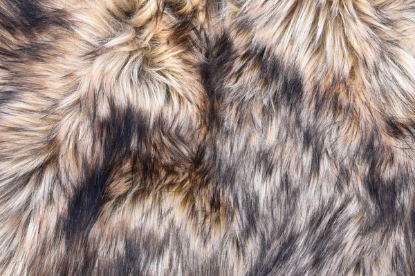 Texture lupo pelliccia sintetica — Foto Stock