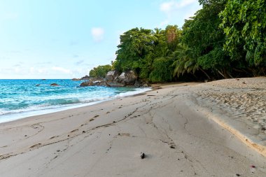 gün batımı plaj, mahe , seyşeller adaları, tropikal plaj