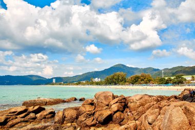 tayland patong plaj, phuket üzerinde görünüm