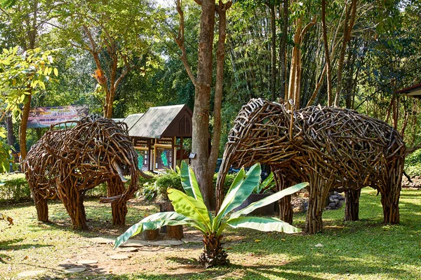 Erawan Şelale Erawan Milli Parkı Kanchanaburi Tayland — Stok fotoğraf