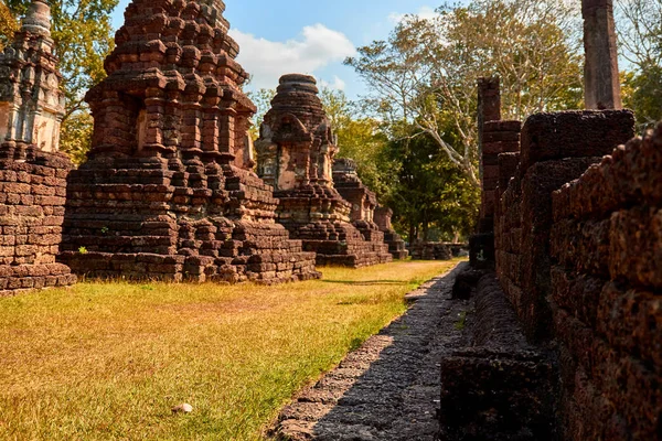 Parque Histórico Sukhothai Sukhothai Cidade Velha Histórico Civilização História Turismo — Fotografia de Stock