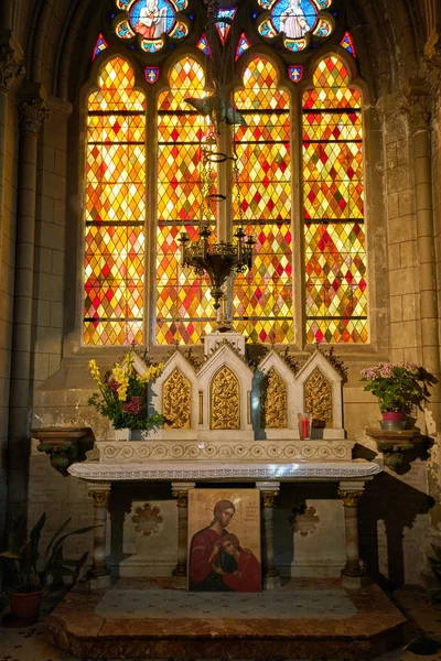 Iglesia de Notre Dame en Saint Melaine (todo lo que queda de la forma —  Fotos de Stock