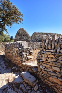 Provence, Fransa'da Vaucluse Gordes Bories Köyü