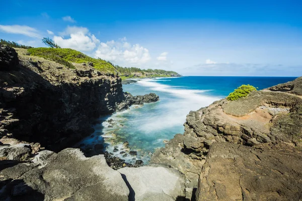 Gris Gris Plajı, la roche qui pleure, Mauritius Adası