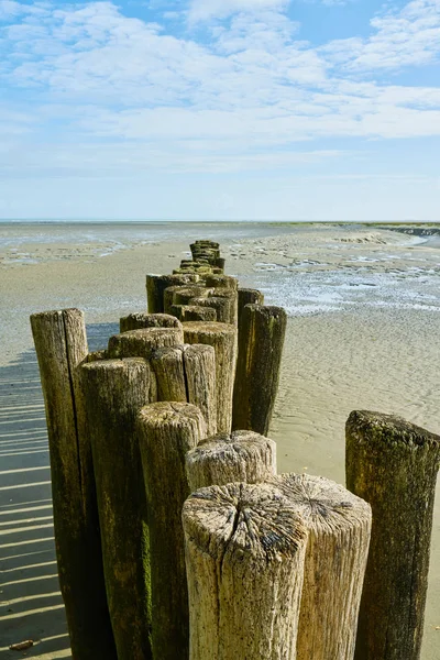 Lato mare in Bretagna, Saint benoît des ondes, Francia — Foto Stock