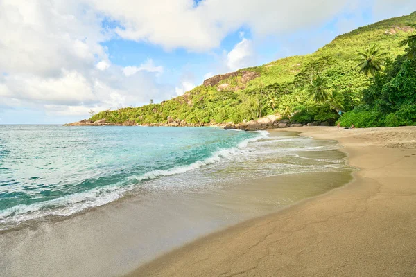 Anse major beach, Mahe, Seychelles — Stock Photo, Image