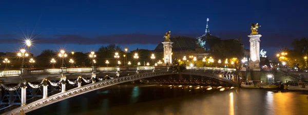 Ponte Alexandre III, Paris, França — Fotografia de Stock