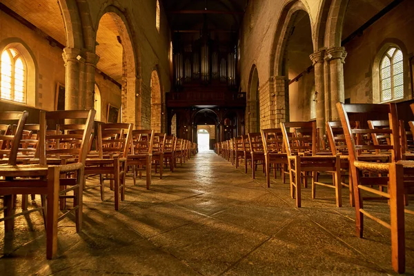 Iglesia de Notre Dame en Saint Melaine (todo lo que queda de la antigua abadía benedictina) en la capital de la Bretaña Rennes. Francia . —  Fotos de Stock