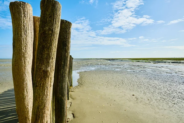 Mar en Bretaña, Saint benoit des ondes, Francia — Foto de Stock