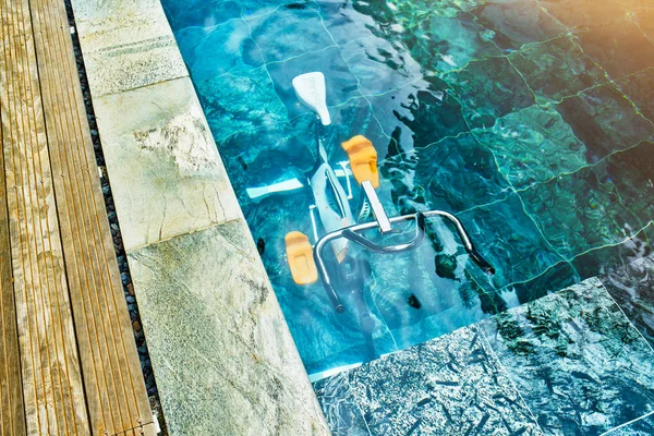 Aquabike yüzme havuzunda, Aquabiking etkinliği