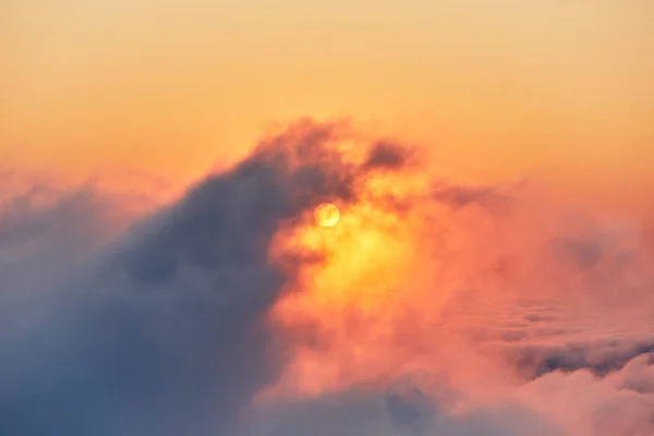 Soleil Nuages Île Réunion — Photo