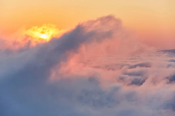 Sol Nuvens Ilha Reunião — Fotografia de Stock