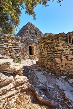 Provence, Fransa'da Vaucluse Gordes Bories Köyü