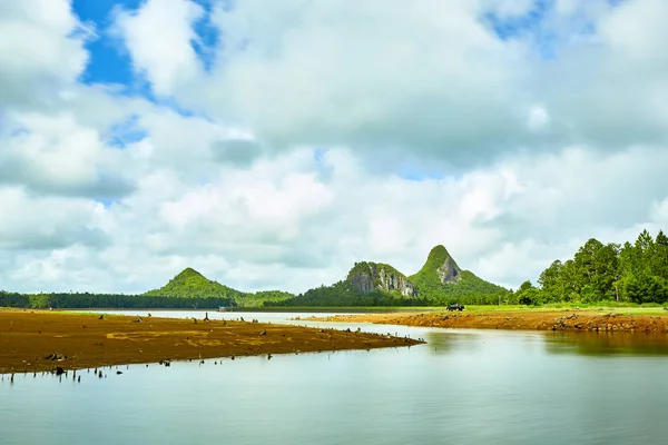 Piton Milieu Ταμιευτήρα Mauritius — Φωτογραφία Αρχείου