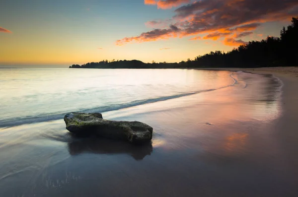 Playa Atardecer Isla Mauricio — Foto de Stock