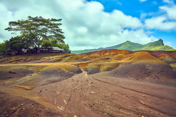 Chamarel Seven Coloured Earths Mauritius Island — Stock Photo, Image