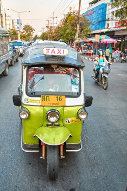 Bangkok, Tayland, Kas 29, 2011 :tayland yerli taksi çağrı 