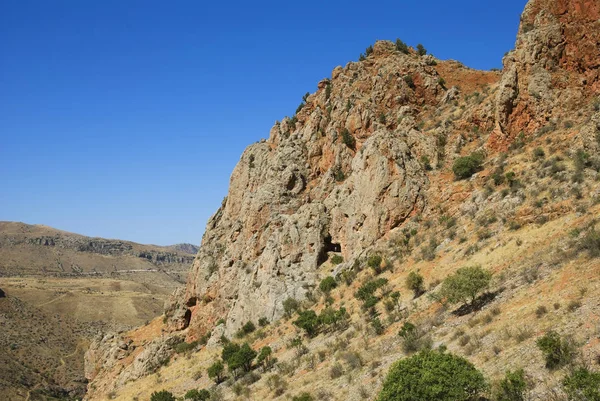 Red rocks, the landscape around the monastery of Noravank, Armenia