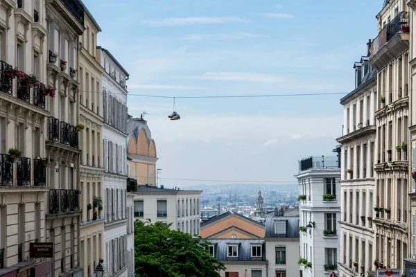 View Paris Monmartre Blue Sky — Stock Photo, Image