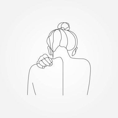 kadın çerçeve şekli formu siluet