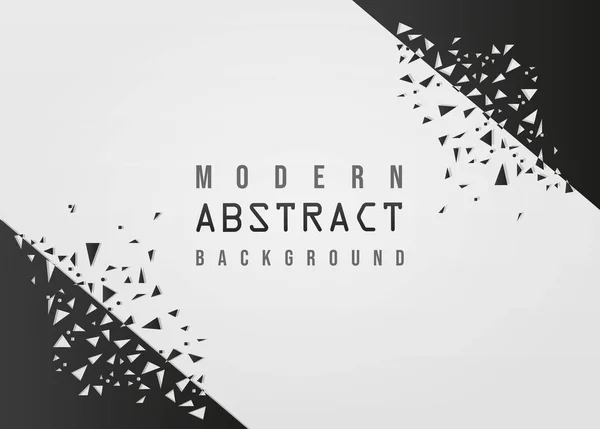 Moderne Abstrait Géométrique Fond Blanc — Image vectorielle