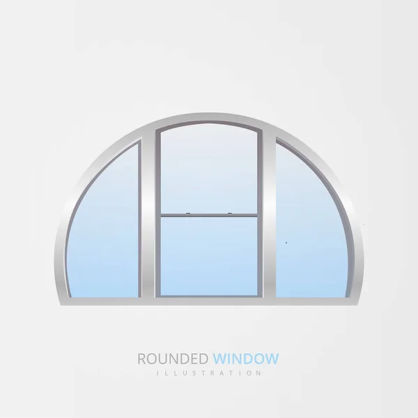 Weißes Geometrisches Fenster Modernes Design — Stockvektor