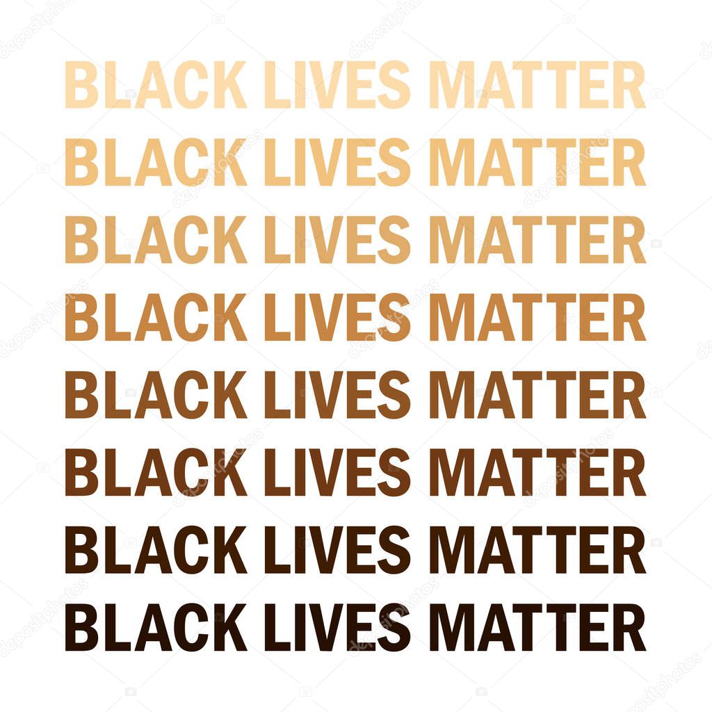 Black Lives Matter Illustration design