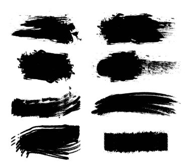 Grunge fırça setinin çeşitliliği