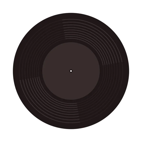 Vintage Music Vinyl Disc Design — Stockvektor