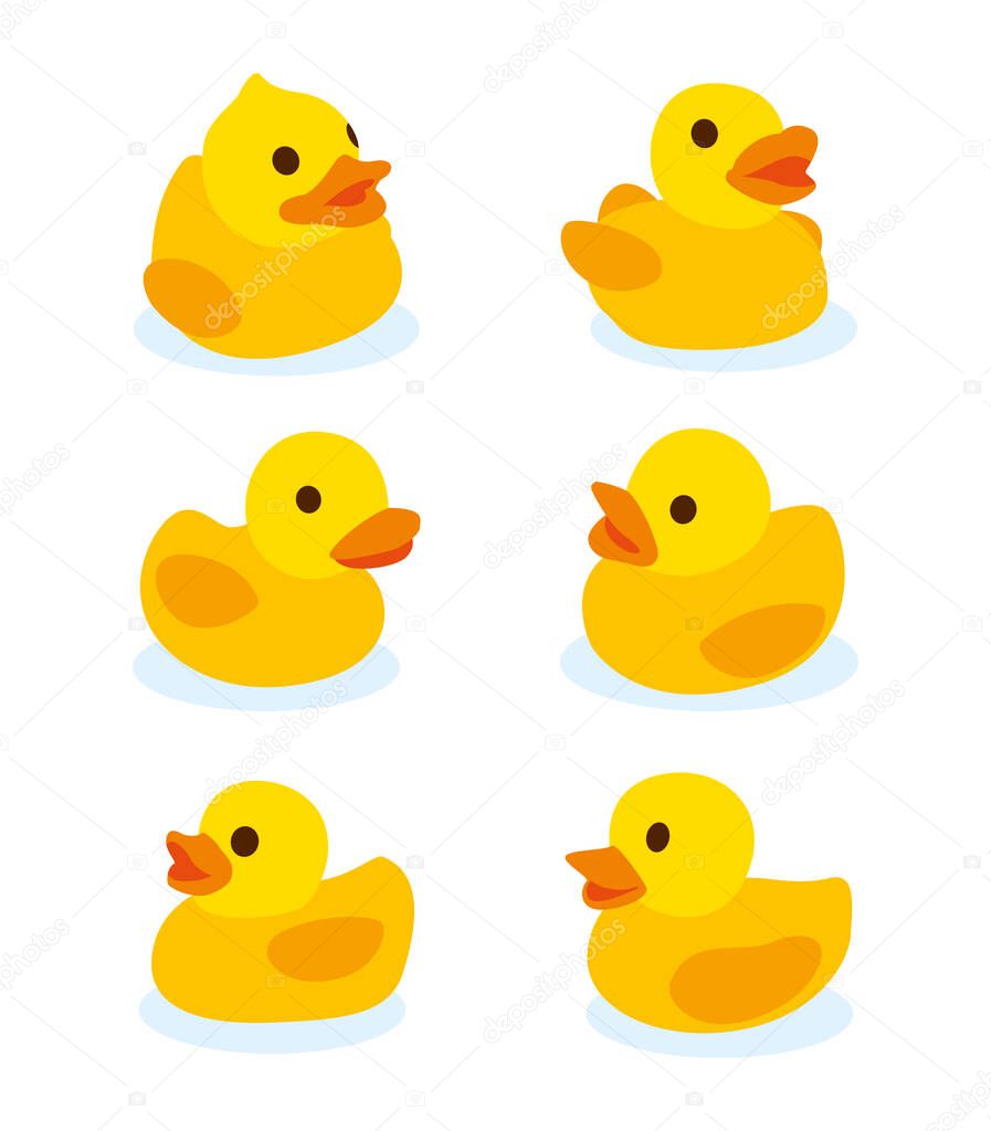 Variety of cute duck set