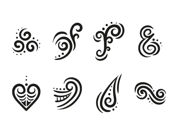 Разнообразие Племенных Знаков Кору — стоковый вектор