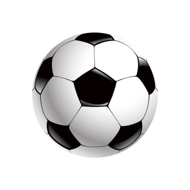 Düzenli Futbol Topu vektör tasarımı