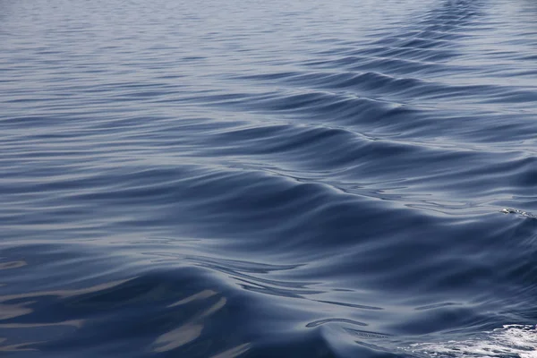 蓝色水的海景 — 图库照片