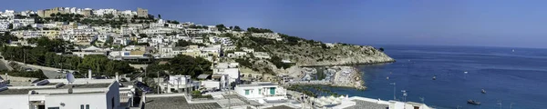Panoramiczny Widok Castro Wieś Pobliżu Morza Adriatyckiego Salento Apulia Włochy — Zdjęcie stockowe