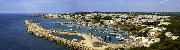 Blick Auf Den Yachthafen Santa Maria Leuca Apulien Italien — Stockfoto