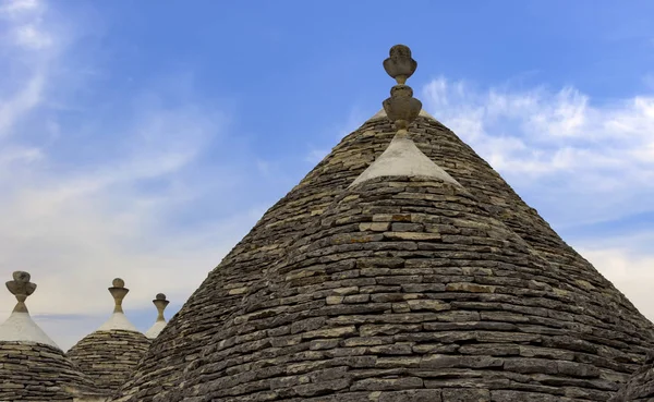 Street View Alberobello Famouse Trulli Town Italy — Stock Photo, Image